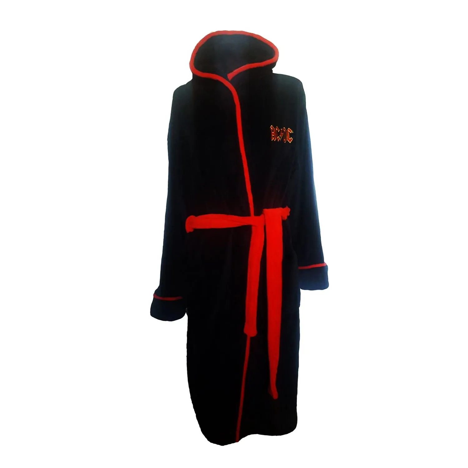 AC/DC Unisex Adult Logo Coral Fleece Dressing Gown