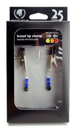 Adj Clamp With Blue Beads