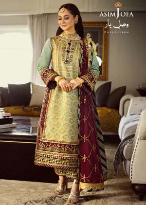 AJVY-06 - Unstitched - Asim Jofa Vasl e Yaar Collection 2023