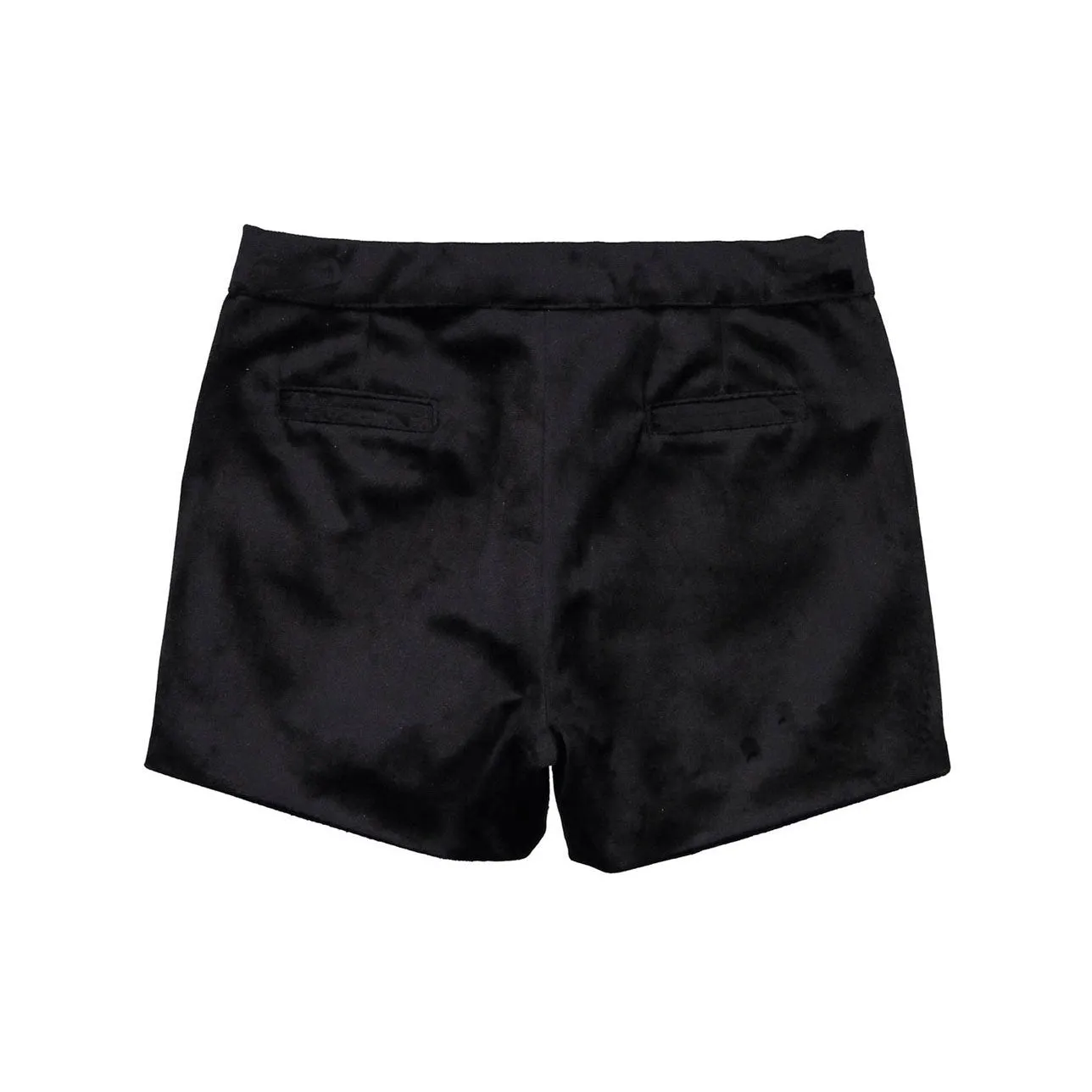 Altair Black Velvet Shorts