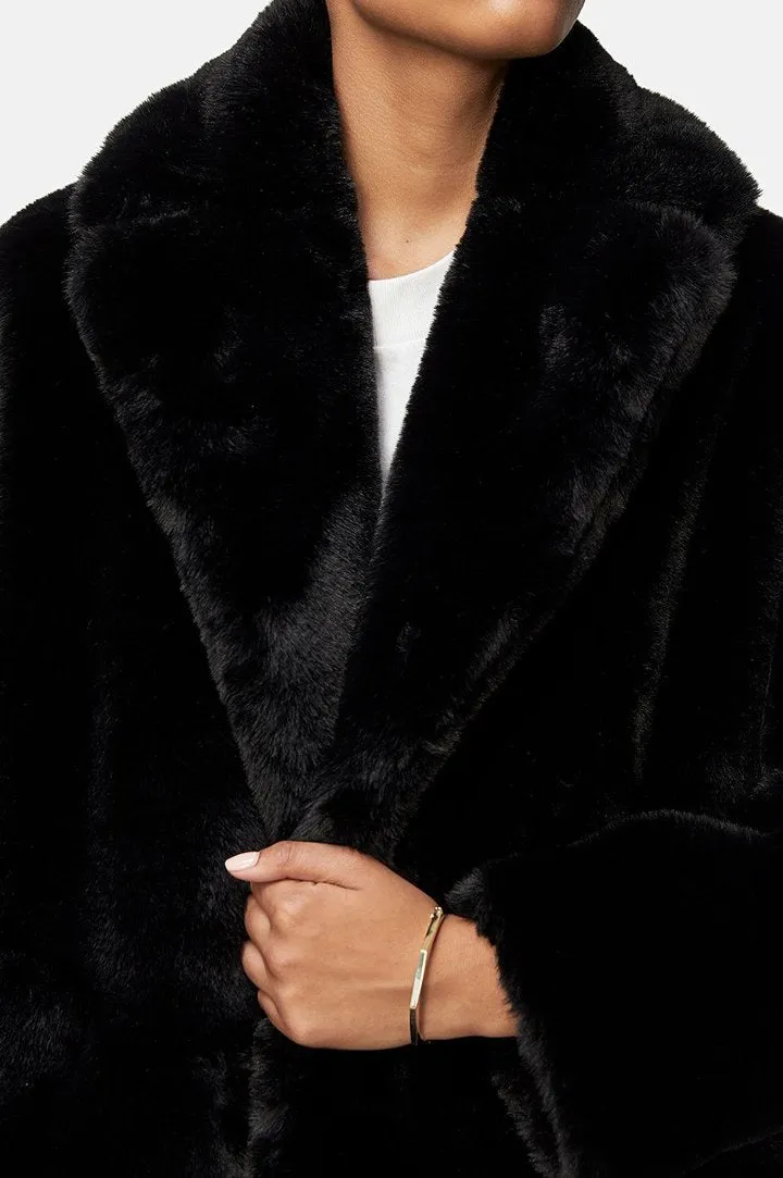 ANINE - Sasha Faux Fur #A-01-1028-000 Black