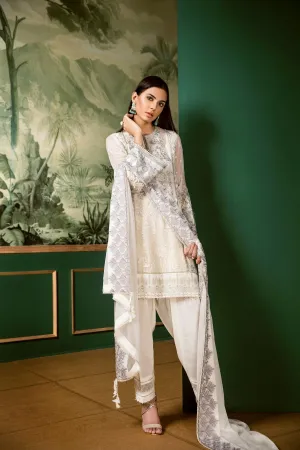 Baroque Classic Whites Luxury Chiffon Collection 2018 – Blanc Glory