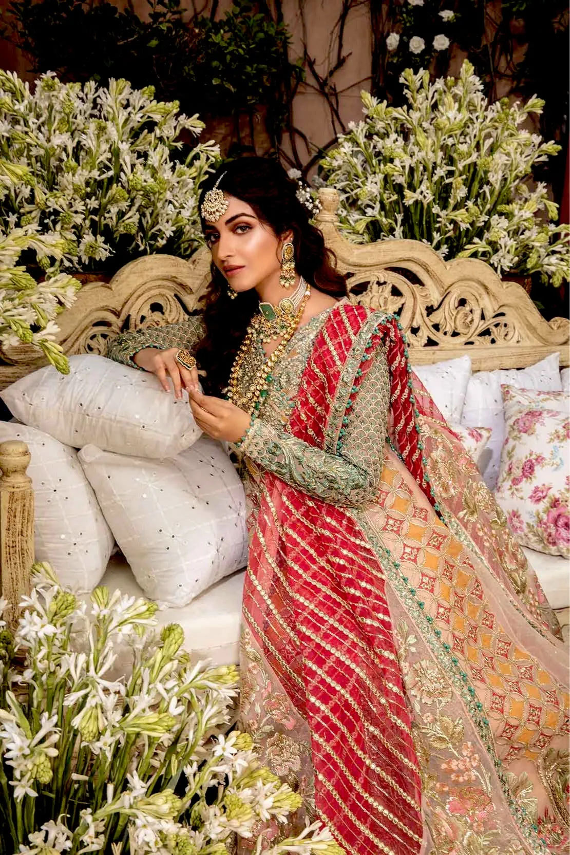 Crimson X Saira Shakira Wedding Collection – 6B - Artisanal Stories - Rose