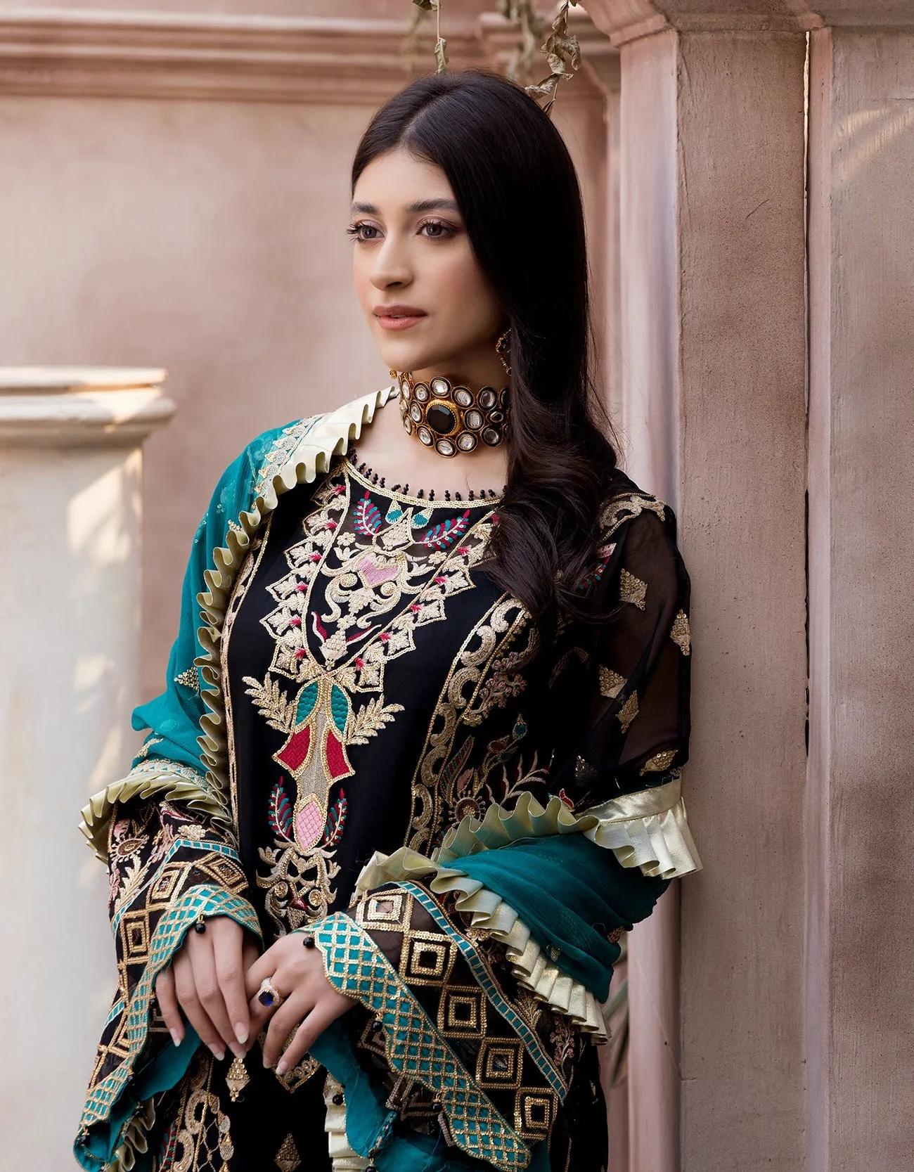 Emaan Adeel Le Festa Edit Chiffon Collection Vol-3 – LR-07