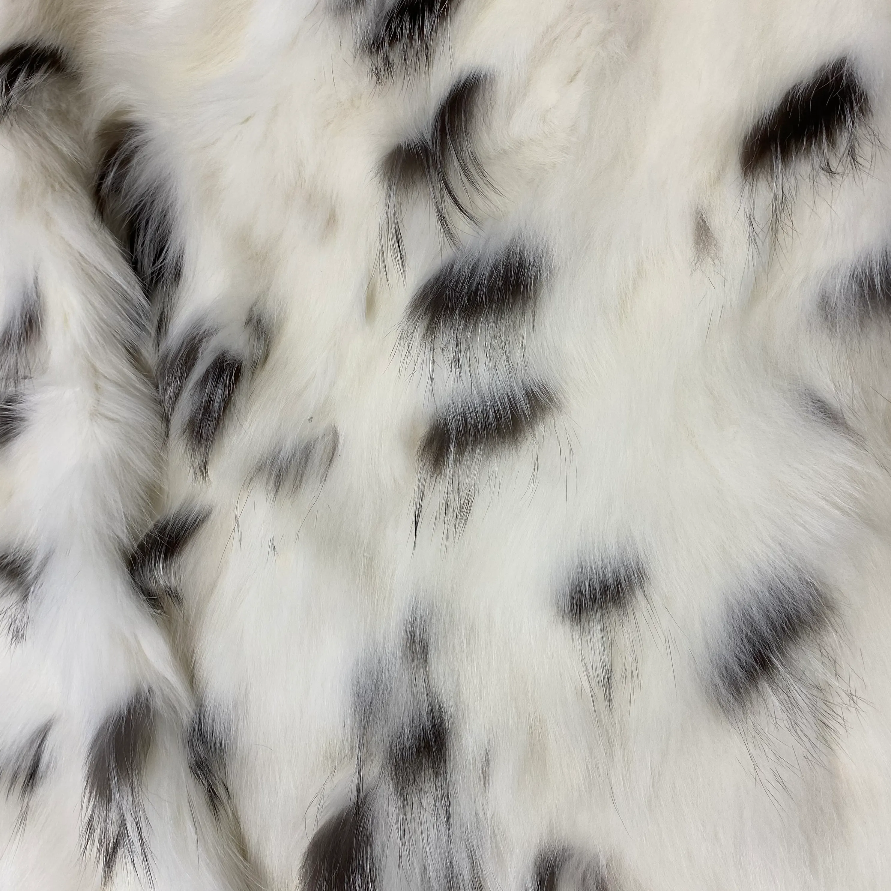 Genuine Fox Fur Plate | Frost (Large Spots)