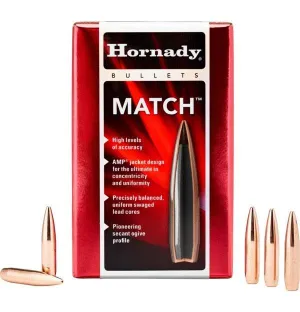 HORNADY .308 30 CAL 178 GRAIN BTHP MATCH PROJECTILES 100 PACK