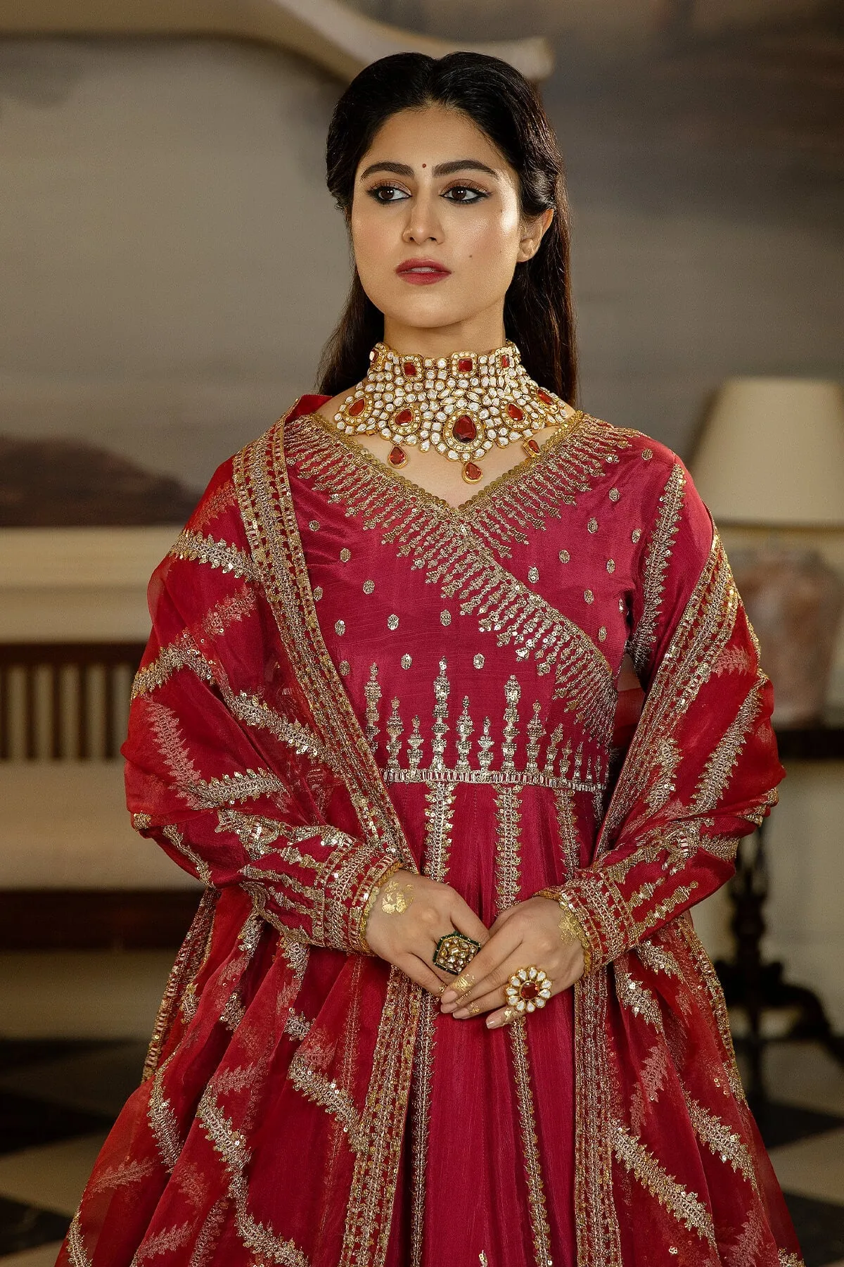 Imrozia Serene Jahaa'n Ara Luxury Wedding Formals – SRS-06 Surkh Roo