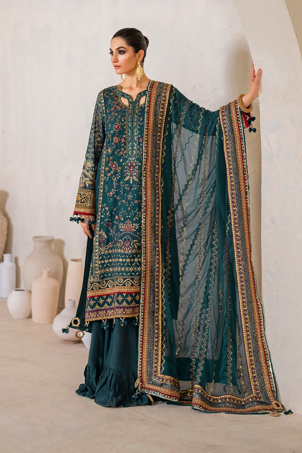 IZNiK Chinon Luxury Formals – CC-46 Embroidered Chiffon