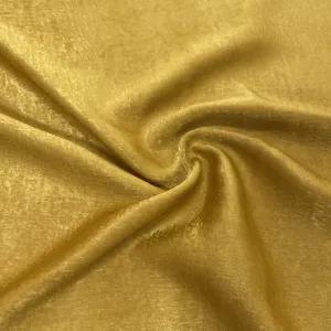 Mustard Solid Chanderi Velvet Fabric 18421