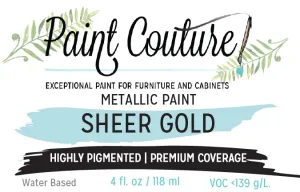 Paint Couture Metallic Paint Sheer Gold