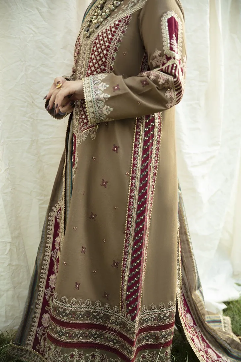 Qalamkar Embroidered Winter Collection with Shawl – KK-06