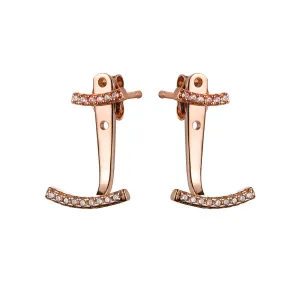 Rose Gold Ear Jackets