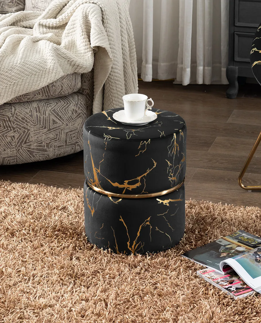 Santa Clarita Hot Stamping Pattern Ottoman