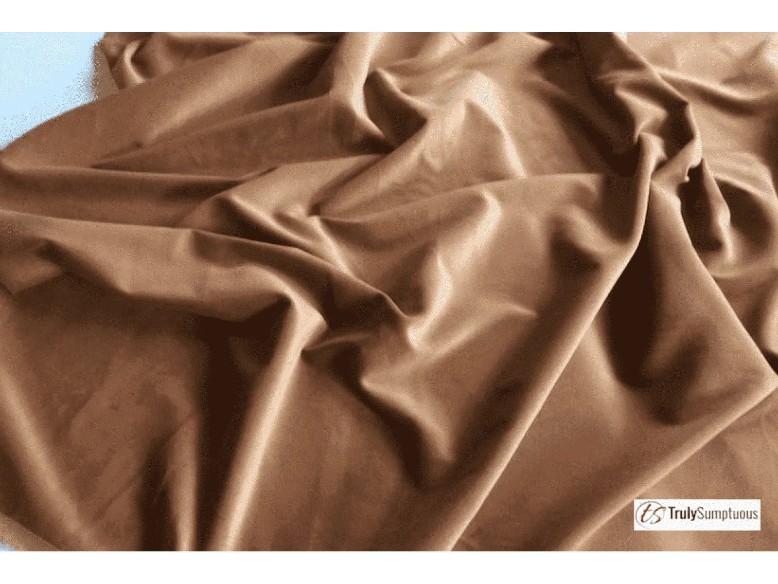 TAN -  Cotton Dressmaking Velvet / Velveteen Fabric - Lightweight Material for Crafting, Costume Toys, Theatre and Much More…