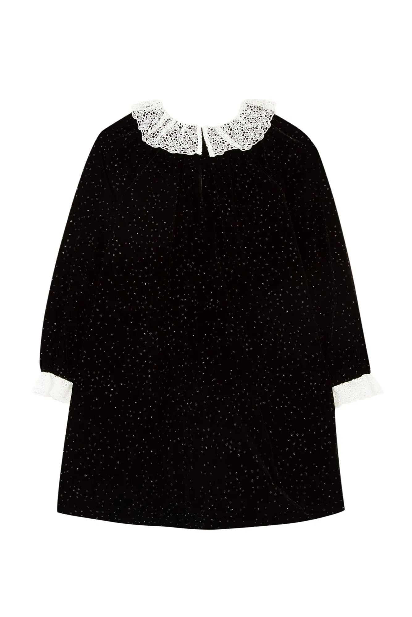 TAR Black Shimmer Velvet Dress