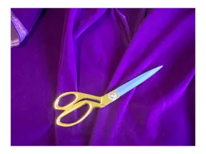 TRIPLE VELVET - PURPLE Triple Velvet  Fabric -  Fine and Lightweight - 112 cms - 180 gsm